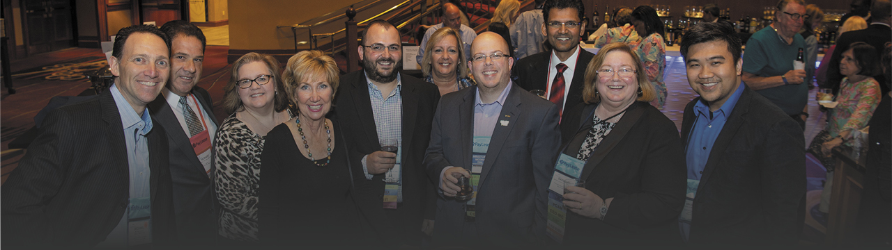 2021 CAI Annual Conference and Exposition group of people at networking event